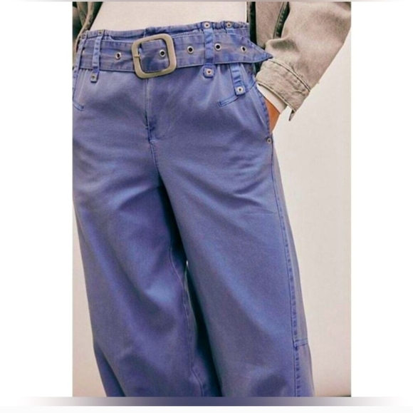 NWT We The Free Sloane Belted Pants Medium - Picture 3 of 14